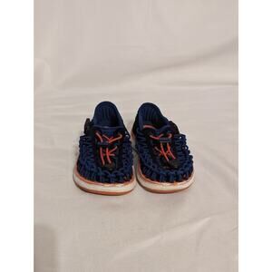 Keen kids 11c blue and orange breathable Velcro adjustable sandal shoes